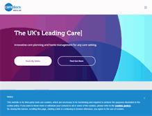 Tablet Screenshot of caredocs.co.uk